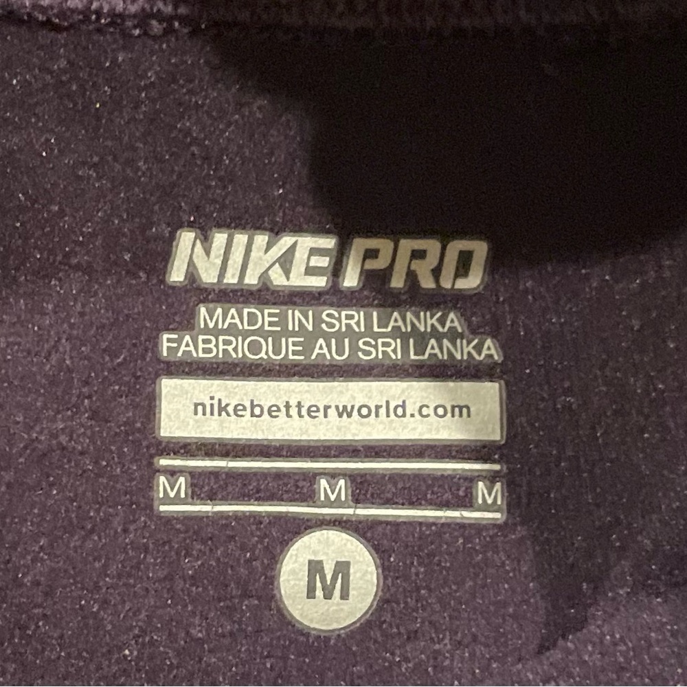 Nike Pro Hyperwarm Cowl Neck Pullover Women's Med… - image 6